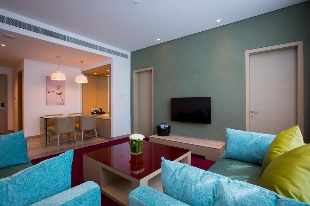 ดาวน์ทาวน์ โรตานา Hotel มานามา ภายนอก รูปภาพ Living room